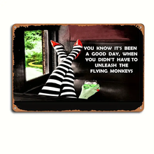 Load image into Gallery viewer, Metal Sign - Retro - Flying Monkeys