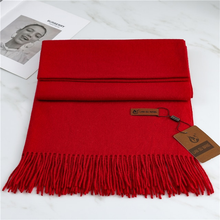 Load image into Gallery viewer, Scarf Cashmere RED