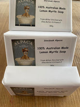 Load image into Gallery viewer, Soap - Alpaca Range - 100% Australian - Lemon Myrtle