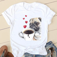 Load image into Gallery viewer, White T-Shirt - More Pugs that you can imagine!