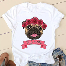 Load image into Gallery viewer, White T-Shirt - More Pugs that you can imagine!