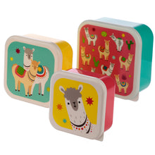Load image into Gallery viewer, Lunch Box - Set of 3 - Alpaca Print
