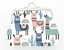 Load image into Gallery viewer, Alpaca Purse Alpaca Blue