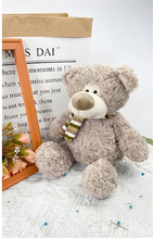 Load image into Gallery viewer, Teddy Bear with Stripey Scarf - Henry
