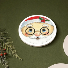 Load image into Gallery viewer, Drink Coaster - Ceramic - Santa
