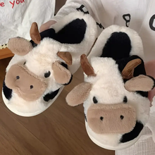 Load image into Gallery viewer, Cute Cow Slippers
