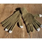 Gloves Alpaca - Olive Green