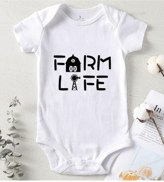 Baby Romper - Farm Life