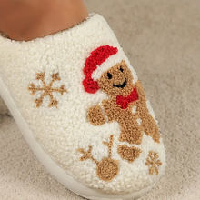 Load image into Gallery viewer, Christmas Scuffs - Gingerbread Slippers
