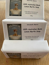 Load image into Gallery viewer, Soap - Alpaca Range - 100% Australian - Lemon Myrtle
