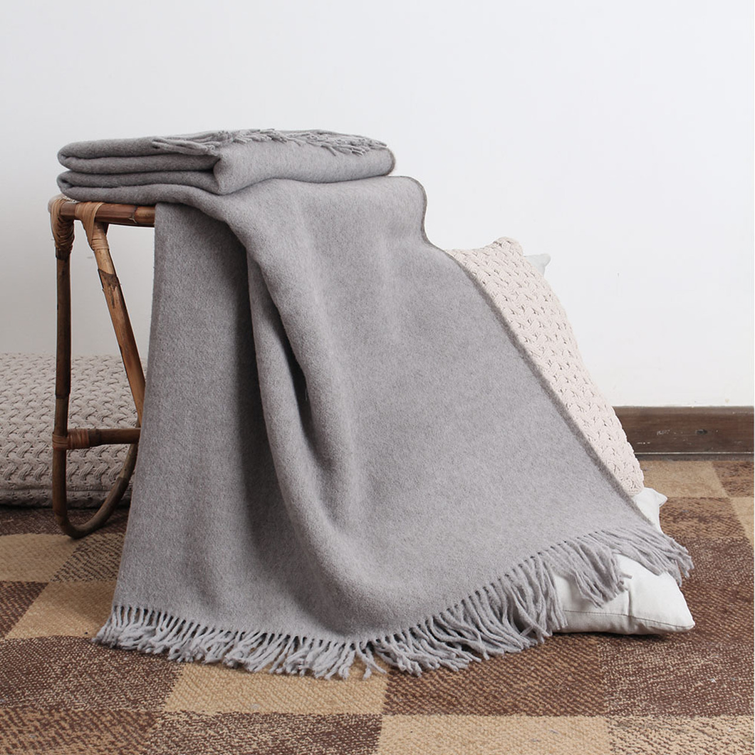 Tumi Alpaca Blanket - Grey