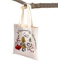 Load image into Gallery viewer, Canvas Tote Bags - Alice in Wonderland
