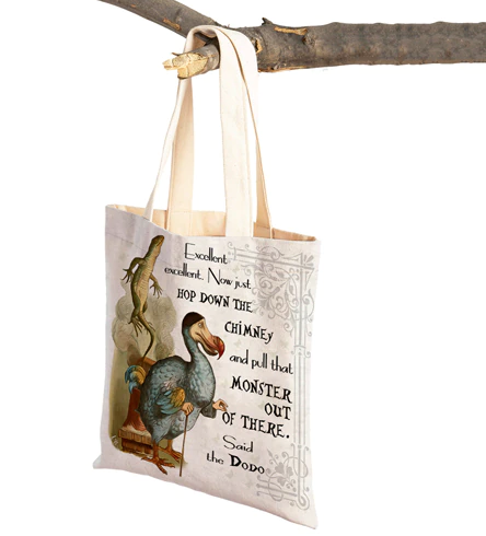 Canvas Tote Bags - Alice in Wonderland