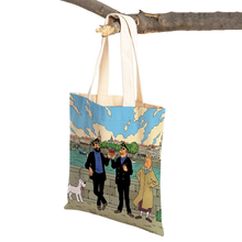 Load image into Gallery viewer, Canvas Tote Bags - Tintin
