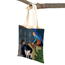 Load image into Gallery viewer, Canvas Tote Bags - Tintin
