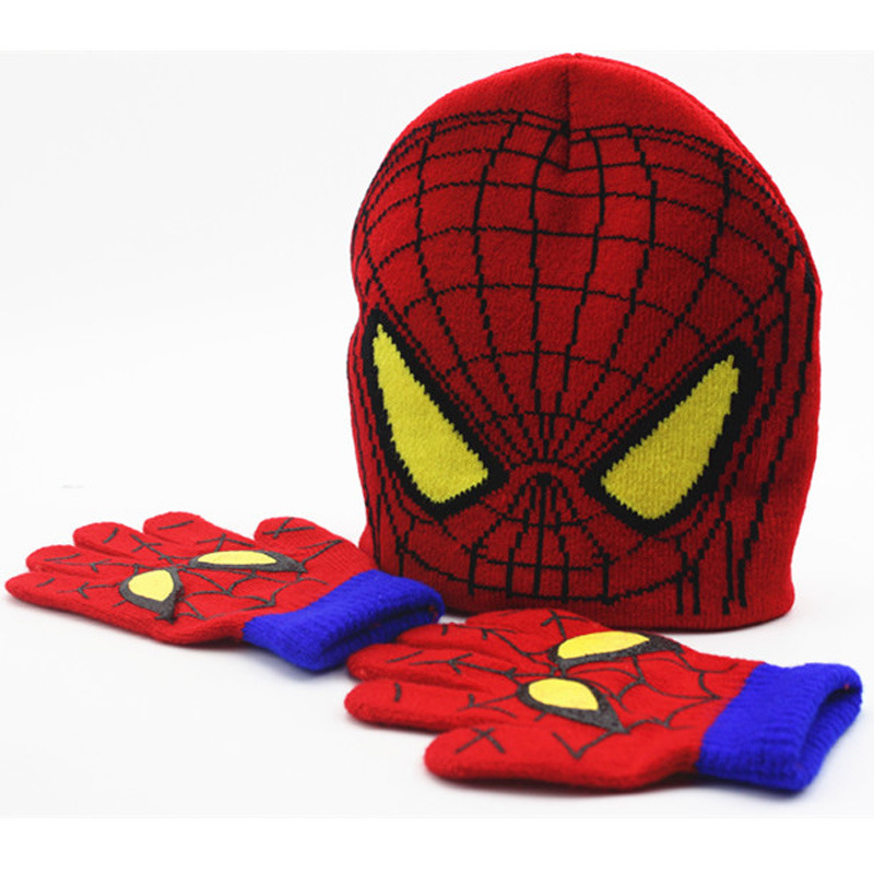 Beanie Glove Set - Spiderman, Minions & Minnie Mouse