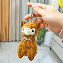 Load image into Gallery viewer, Alpaca Keychain with Bowtie

