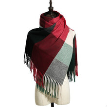 Load image into Gallery viewer, Cashmere Checkered Scarfs
