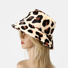 Load image into Gallery viewer, Bucket Hats - Faux Fur - Cow Prints
