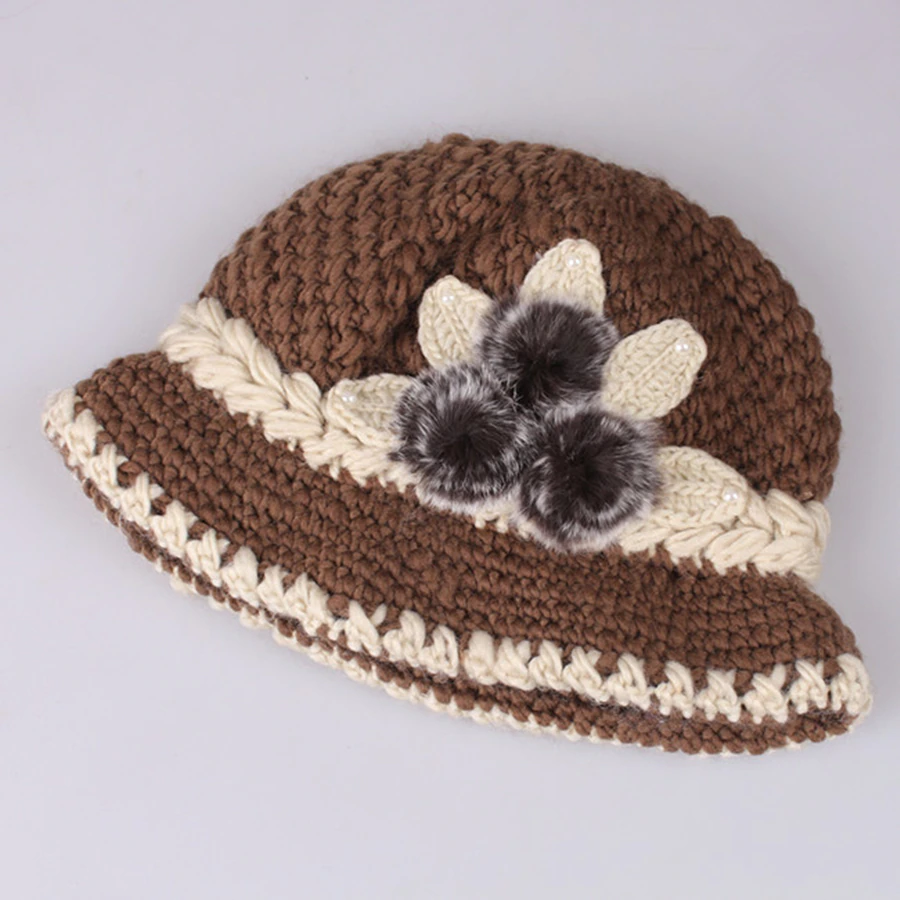 Crochet Beret/Hat - Auburn