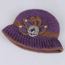 Load image into Gallery viewer, Crochet Beret/Hat - Purple
