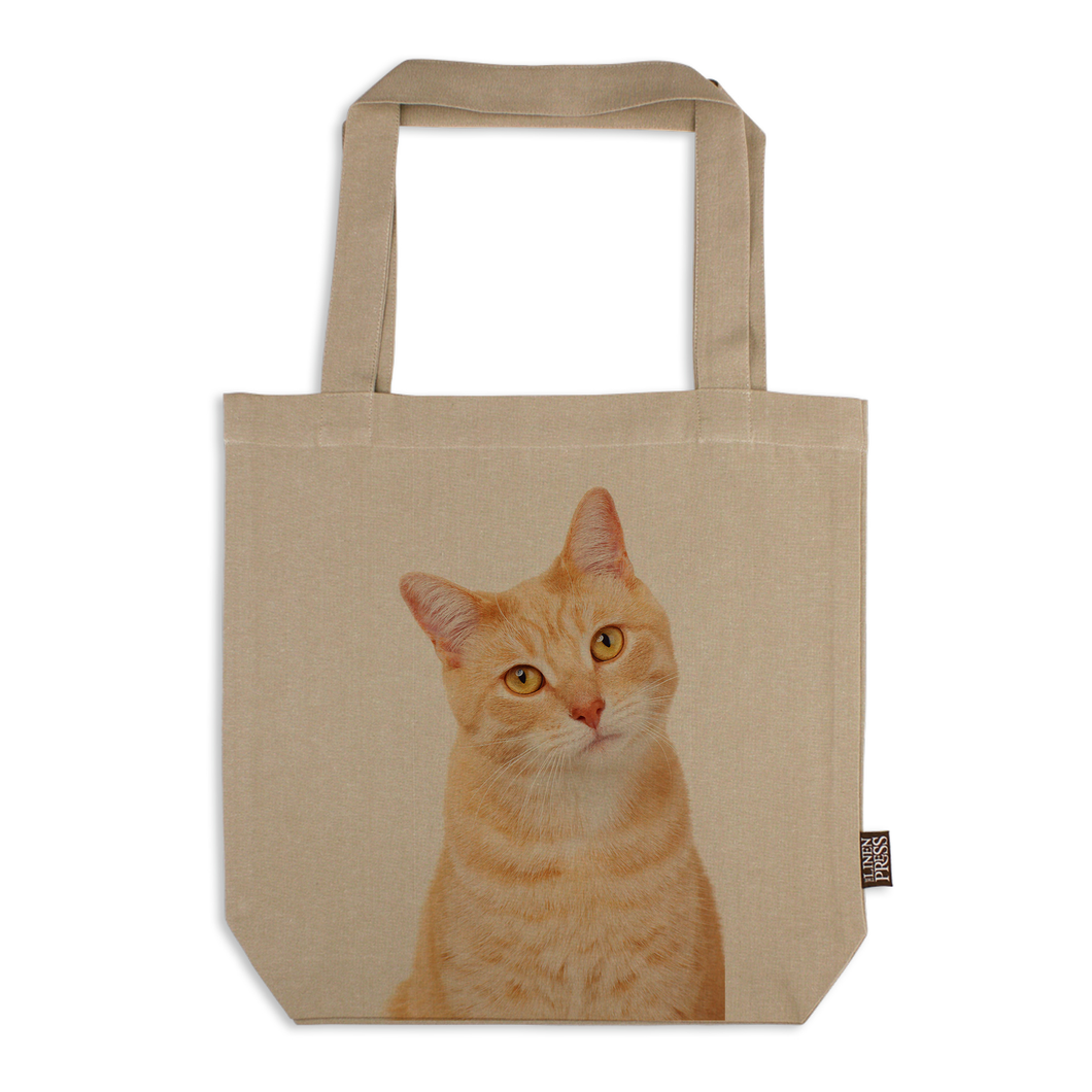 Ginger Cat Organic Cotton Tote Bag  - Diver Dan
