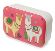 Load image into Gallery viewer, Bamboo Lunch Box - Llama
