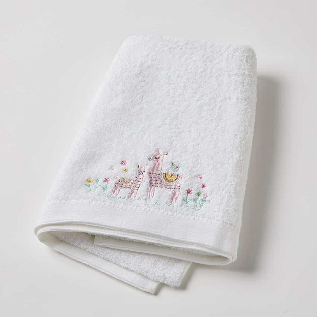 Alpaca Baby Bath Towel - Pink