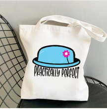 Load image into Gallery viewer, Canvas Tote Bag - Mary Poppins
