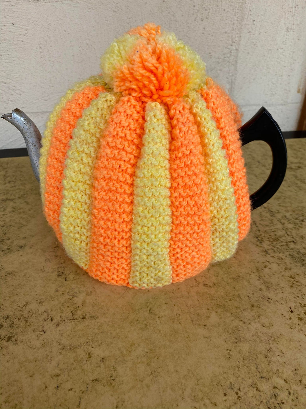 Tea Cosy - Hand Knitted - Citrus