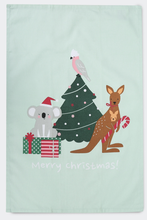 Load image into Gallery viewer, Christmas Tea Towels - Australiana Christmas Prints
