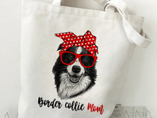 Load image into Gallery viewer, Canvas Tote Bags - Border Collie
