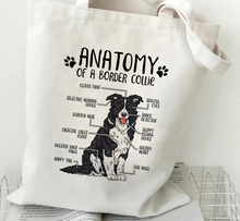 Load image into Gallery viewer, Canvas Tote Bags - Border Collie
